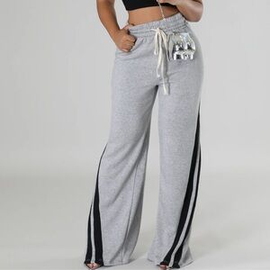 “Next in Line” Wide Leg Sweats